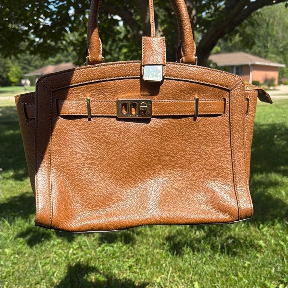 MICHAEL Michael Kors Brown Satchel with Top Handles